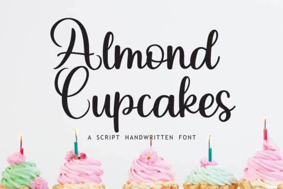 Almond Cupcakes Font for Business Branding