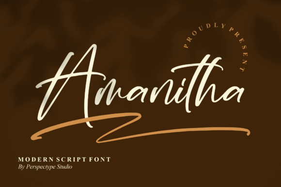 Amanitha Font: Elegant Script for Creative Projects