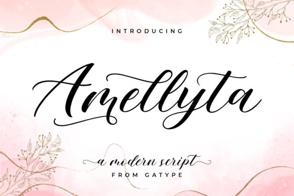 Amellyta: A Script Font for Elegant Web Design