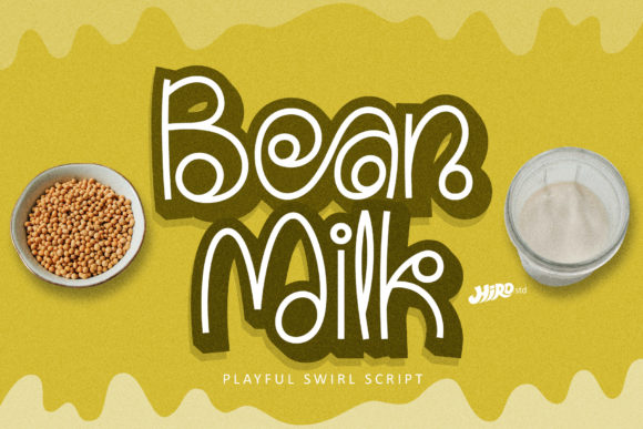 Bean Milk Font for Business Branding