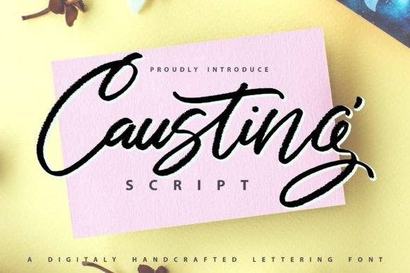 Causting Font for Handmade Creations