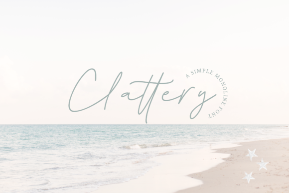 Clattery: A Classy Script Font