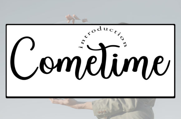 Cometime Font for Creative Projects