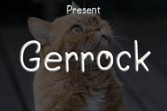 Gerrock: A Script Font for Elegant Branding