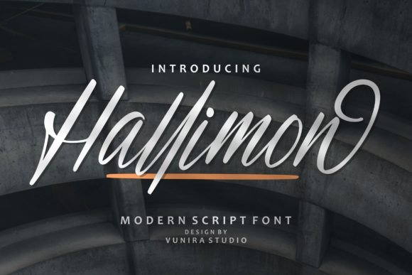 Hallimon Font for Web Design