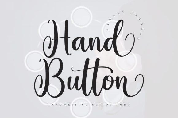 Hand Button Font for Creative Makers