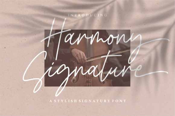 Harmony Signature Font Review