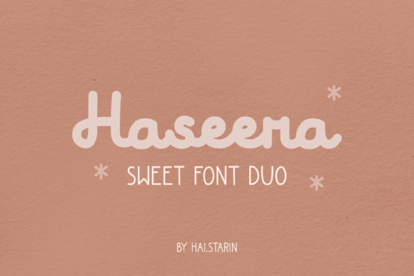 Haseera Font: Elegant Script for Editorial Design