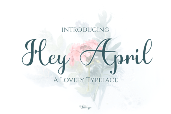 Hey April Font Review