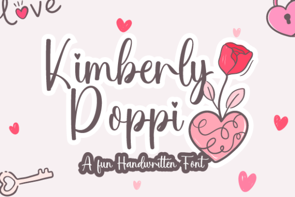 Kimberly Poppi Font for Business Branding
