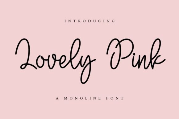 Lovely Pink Font Review