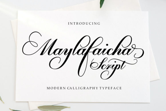Maylafaicha: A Stylish Script Font