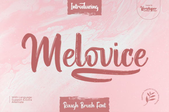 Melovice: A Script Font for Bold Statements