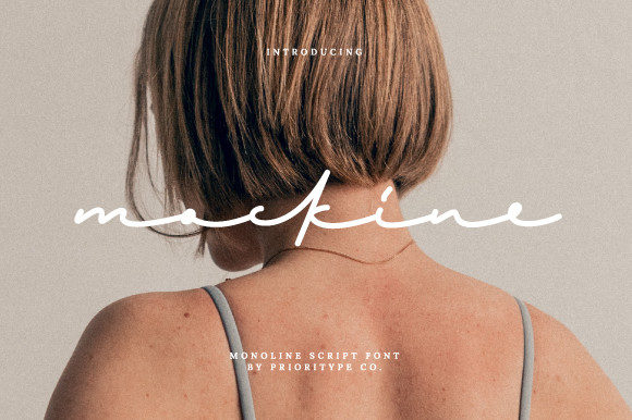 Mockine: A Handwritten Font for Creative Marketing