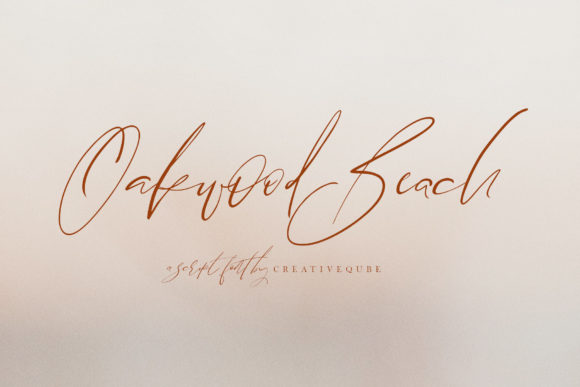 Oakwood Beach Font Review