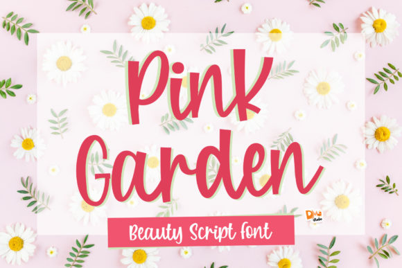 Pink Garden Font for Elegant Design