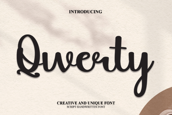 Qwerty Font for Elegant Branding