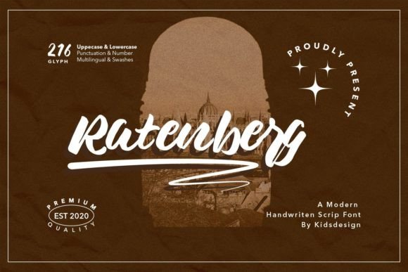 Ratenberg Font for Creative Projects