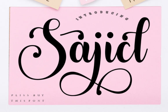Sajicl Font: Elegant Script for Editorial Design
