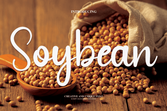 Soybean: A Script Font for Modern Campaigns