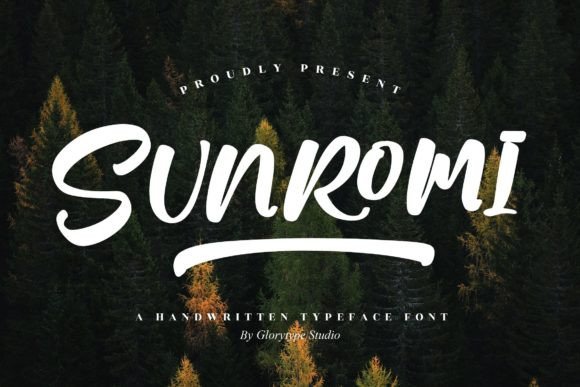 Sunromi: Modern Handwritten Font