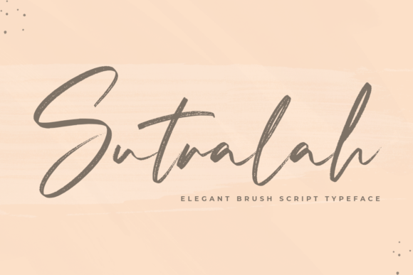 Sutralah Font for Creative Campaigns
