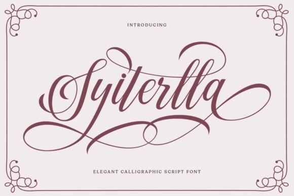 Syiterlla Font for Creative Makers