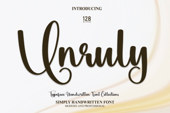Unruly Font for Creative Brands